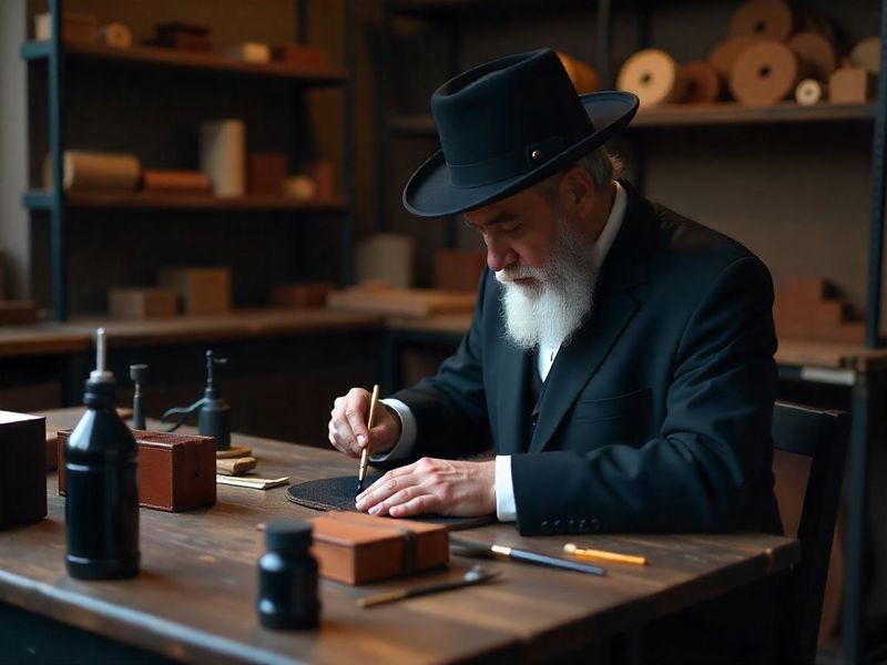 מומחה מחברת תפילין ירושלים מבצע צביעת בתי תפילין בצורה מקצועית וכשרה